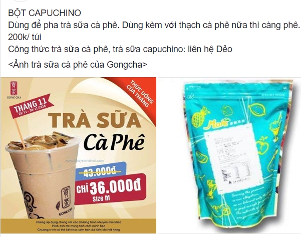 BỘT MAULIN CAFE CAPUCHINO