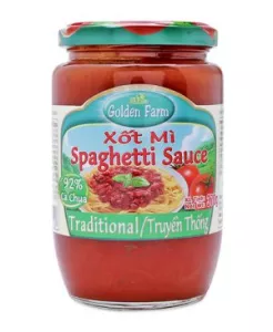 Sốt mì spaghetti truyền thống Golden Farm 370g