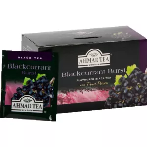TRÀ AHMAD VỊ NHO ĐEN (BLACKCURRANT BURST) (HỘP GIẤY 40GRAM - 20 TÚI LỌC CÓ BAO THIẾC)