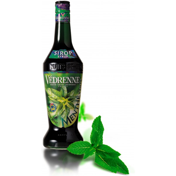 SIRÔ HƯƠNG BẠC HÀ XANH LÁ Vedrenne Green Mint Syrup