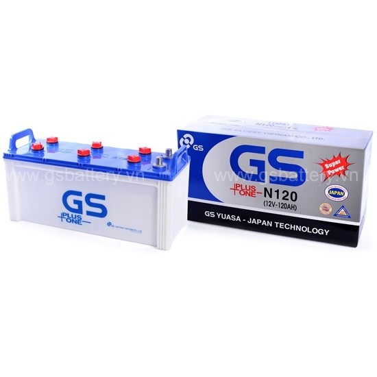 BÌNH ẮC QUY GS N120 (12V-120AH)