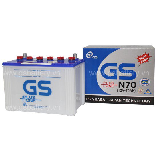 BÌNH ẮC QUY GS N70 (12V-70AH)