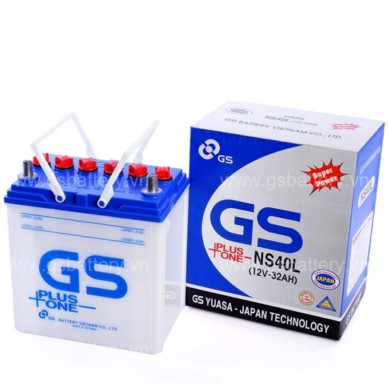 BÌNH ẮC QUY GS NS40L (12V-32AH)