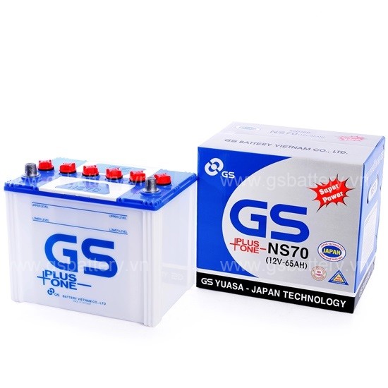 BÌNH ẮC QUY GS NS70 (12V-65AH)
