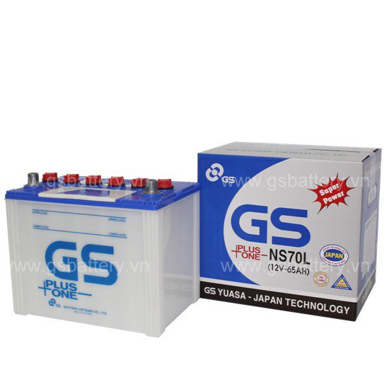 BÌNH ẮC QUY GS NS70L (12V-65AH)