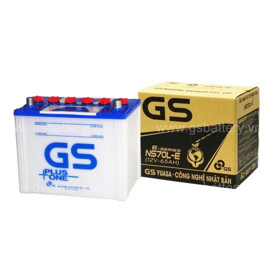 BÌNH ẮC QUY GS NS70L-E (12V-65AH)