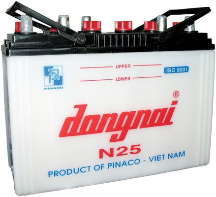 Ắc quy dân dụng Thắp sáng N25 (12v25Ah)