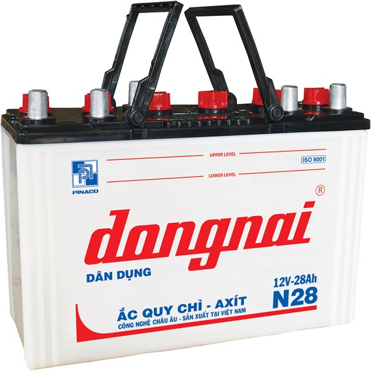 Ắc quy dân dụng Thắp sáng N28 (12v28Ah)