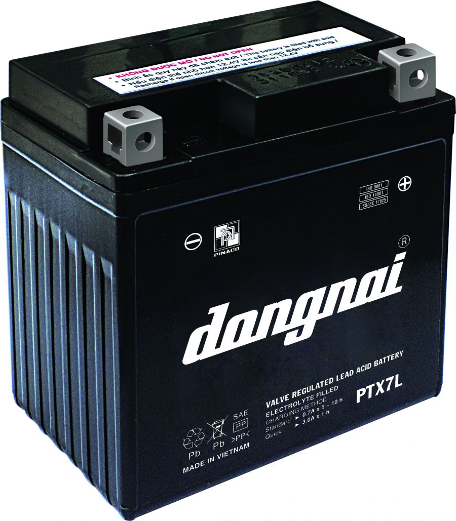 Ắc quy khô cho xe gắn máy PTX7L