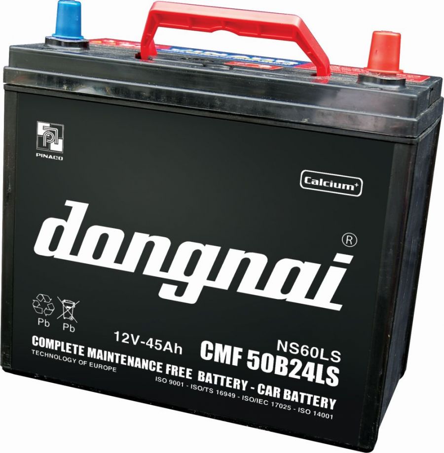 BÌNH ẮC QUY KHÔ (KÍN KHÍ) CMF 50B24 (R/L)S ĐN (45Ah)