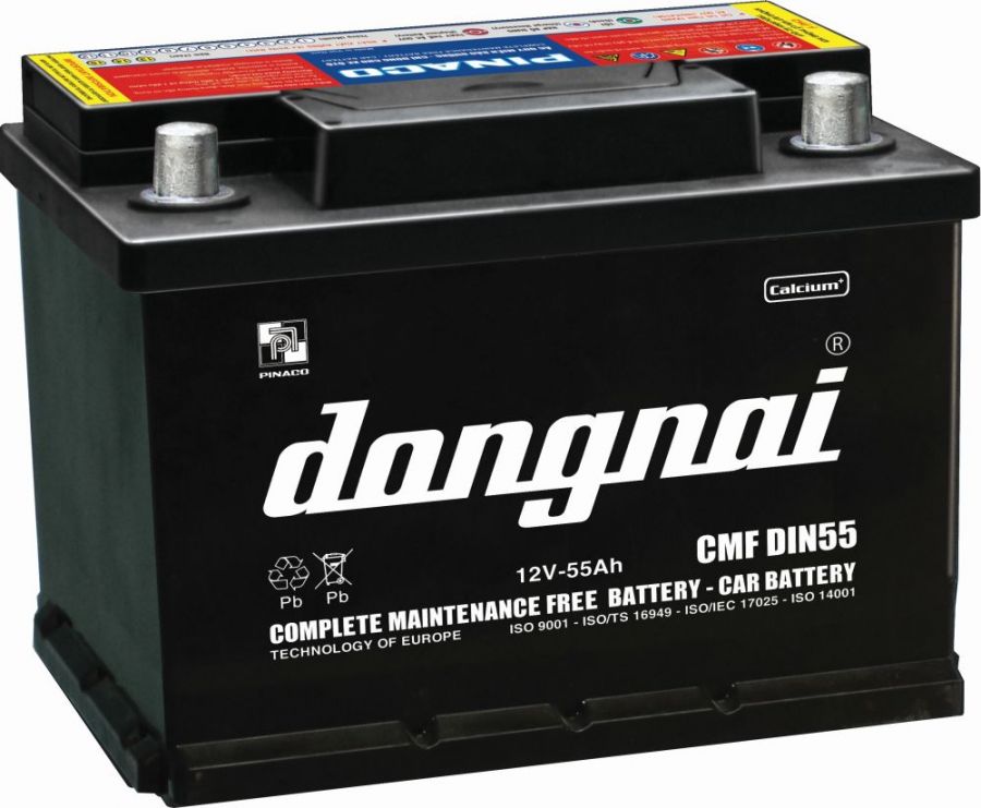 BÌNH ẮC QUY KHÔ (KÍN KHÍ) CMF DIN55 ĐN (55Ah)