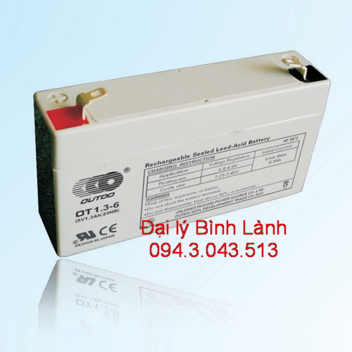 Ắc quy Outdo OT1,3-6 ( 6v 1,3ah)