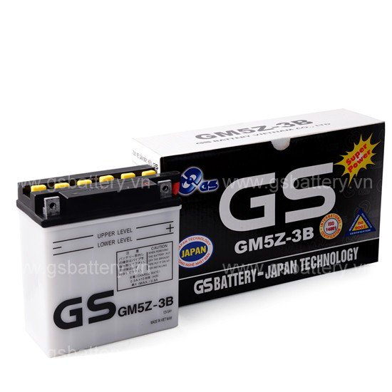 BÌNH ẮC QUY GS GM5Z-3B (12V-5AH)