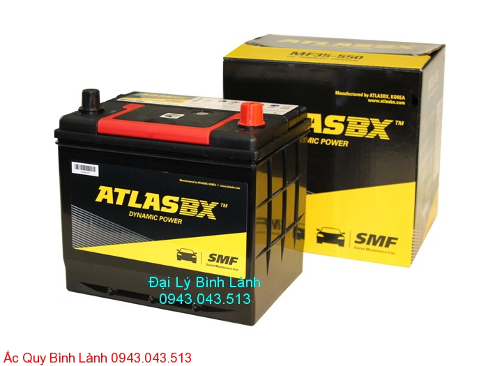 BÌNH ẮC QUY KHÔ (KÍN KHÍ) Atlas 80Ah MF 95D31L (80Ah Cọc Ngược)