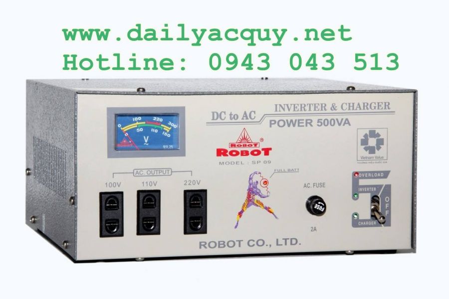 Máy Kích Điện Robot 500W (12V -24V)