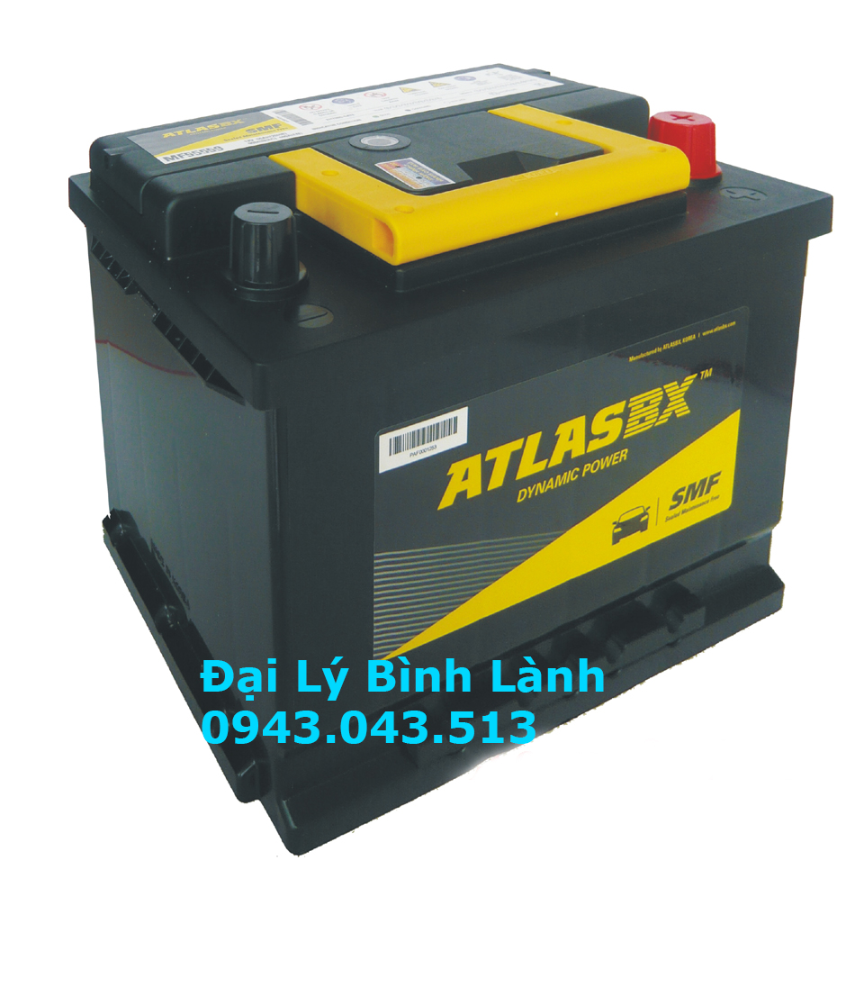BÌNH ẮC QUY KHÔ (KÍN KHÍ) Atlas 100Ah MF60038 (Din 100Ah )