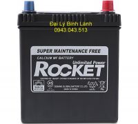 BÌNH ẮC QUY KHÔ (KÍN KHÍ) Rocket 35Ah Cọc To - Ngược ( SMF Rocket NS40ZLS)
