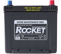 BÌNH ẮC QUY KHÔ (KÍN KHÍ) Rocket 60Ah MF55D23L (Rocket 60Ah ngược)