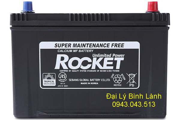 Ắc quy Khô (Kín Khí) Rocket NX120-7L (90Ah cọc ngược - trái)