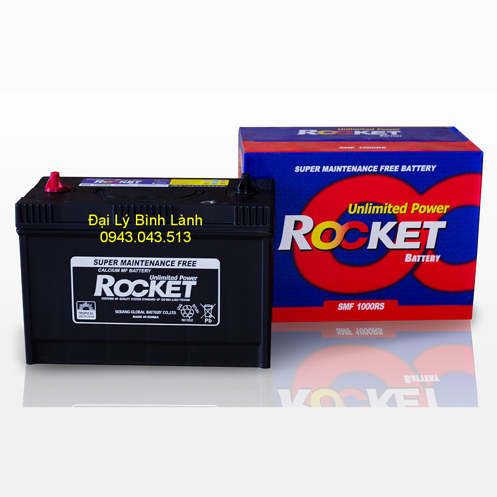 Ắc quy Khô (Kín Khí) Rocket 1000RS (100Ah) (100ah cọc bắt vít)