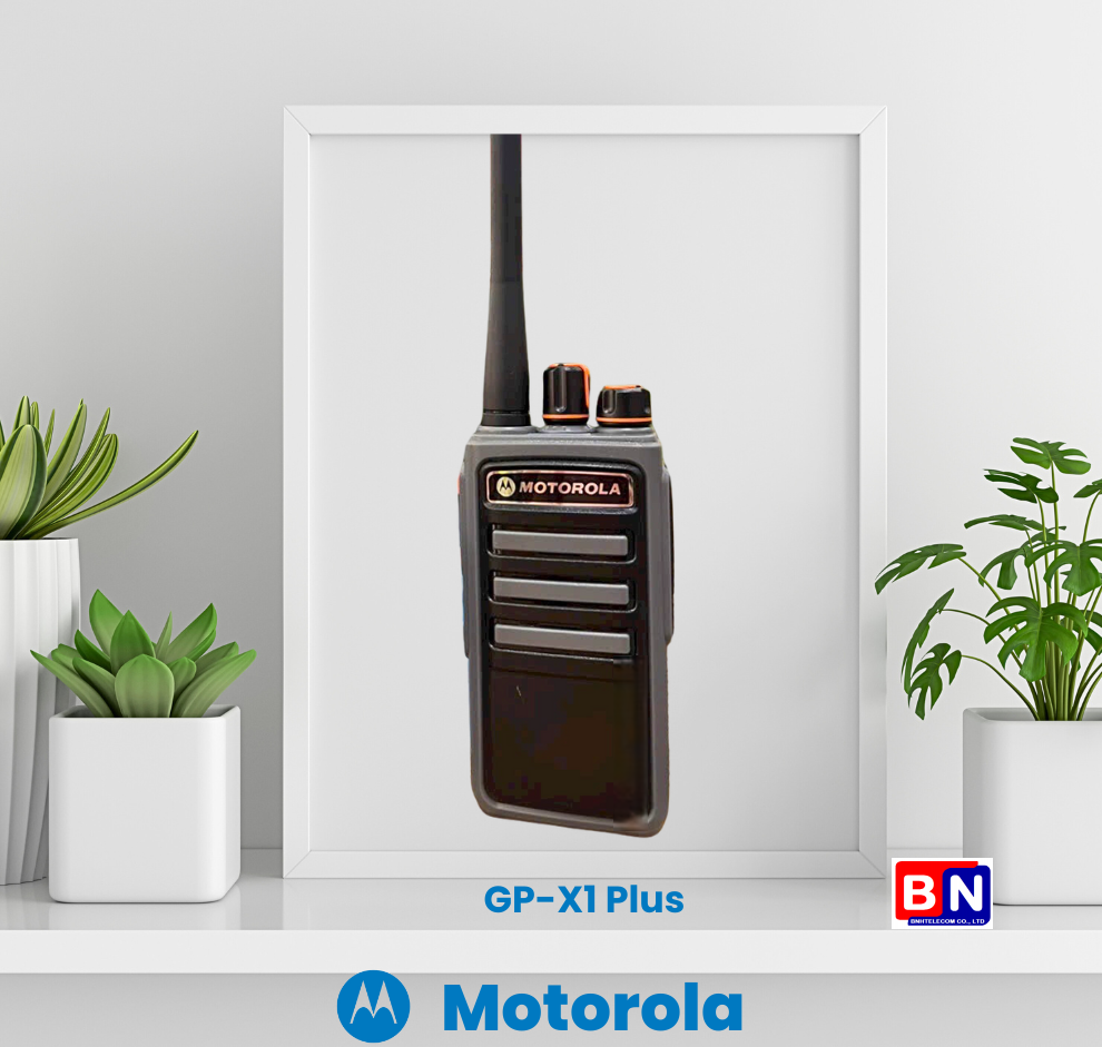 Máy bộ đàm Motorola GP-X1 Plus trang bị thêm cổng sạc Type C