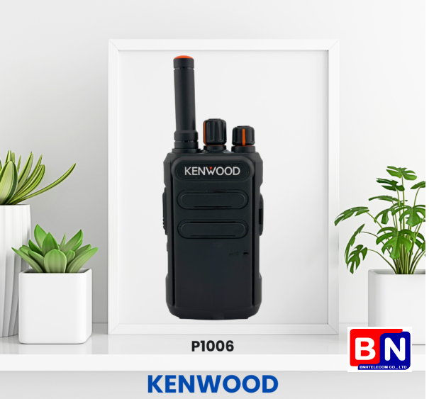 Bộ đàm Kenwood P1006- Âm thanh lớn, siêu mỏng và nhỏ gọn dùng cho khách sạn và nhà hàng.