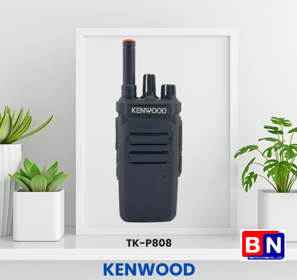 Bộ đàm Kenwood TK-P808 mẫu mới 2022 với nâng cấp Pin siêu khủng
