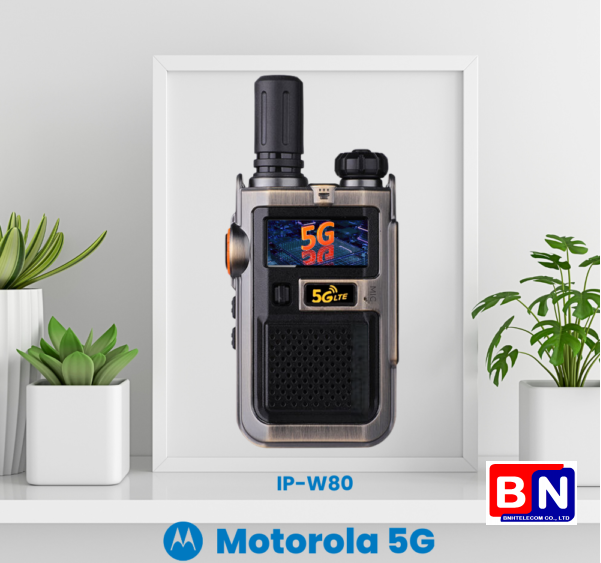 Bộ đàm Motorola 5G LTE IP-W80 – Chất lượng vượt trội, khoảng cách liên lạc tối đa 5000km