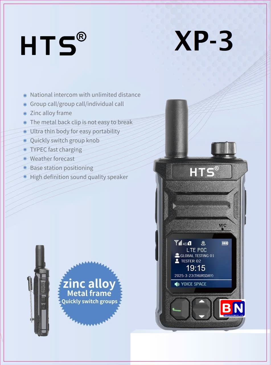 Bộ Đàm 4G LTE HTS XP-3