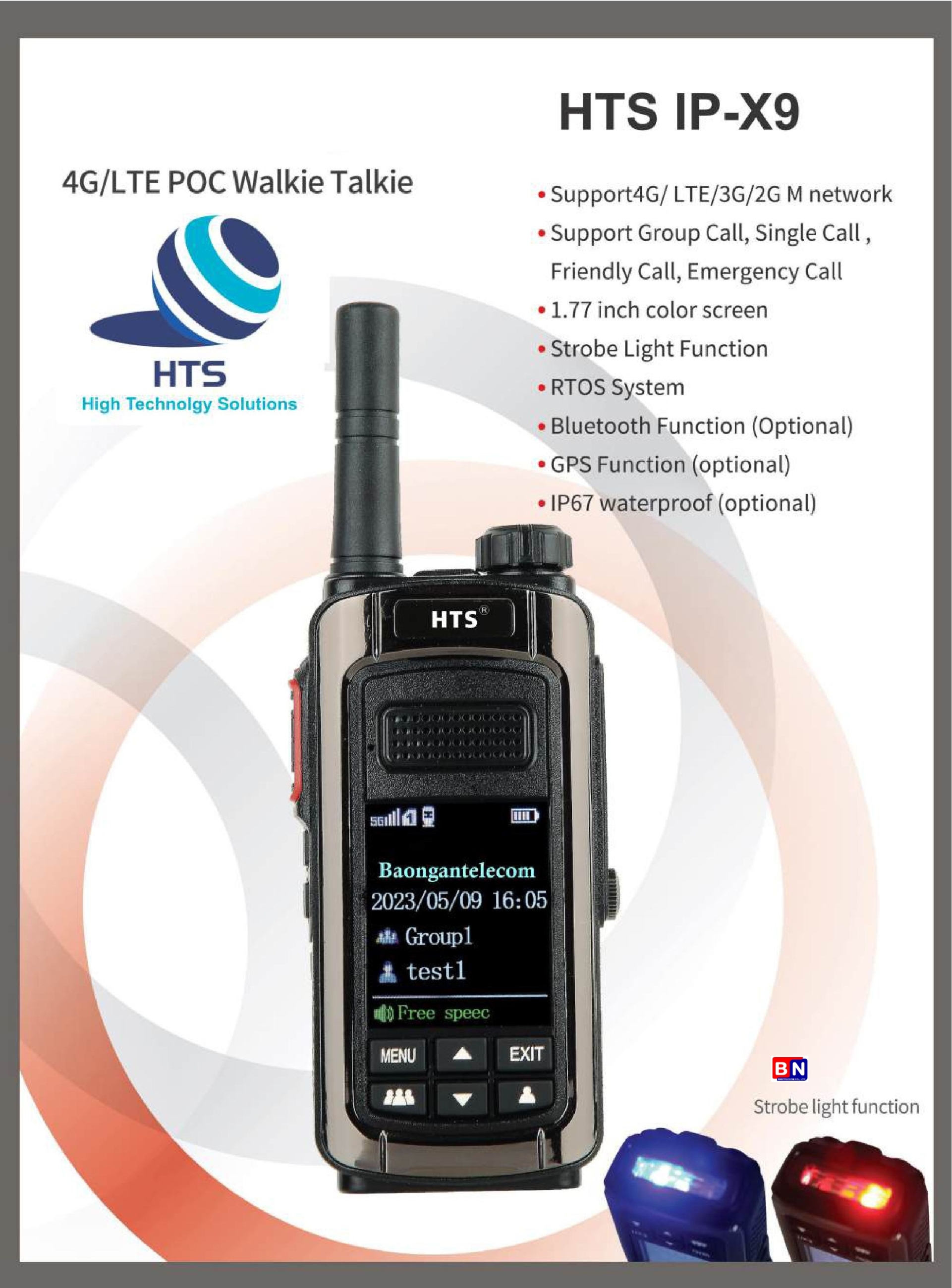 BỘ ĐÀM 5G HTS IP-X9
