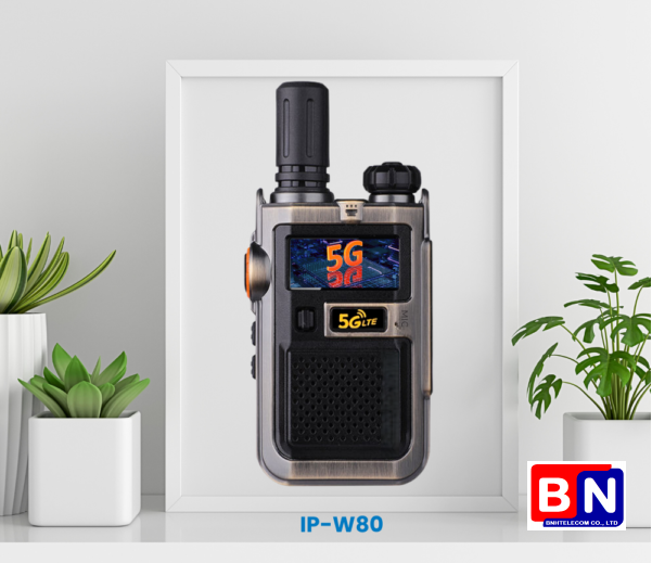 Bộ đàm HTS 5G LTE IP-W80 – Chất lượng vượt trội, khoảng cách liên lạc tối đa 5000km