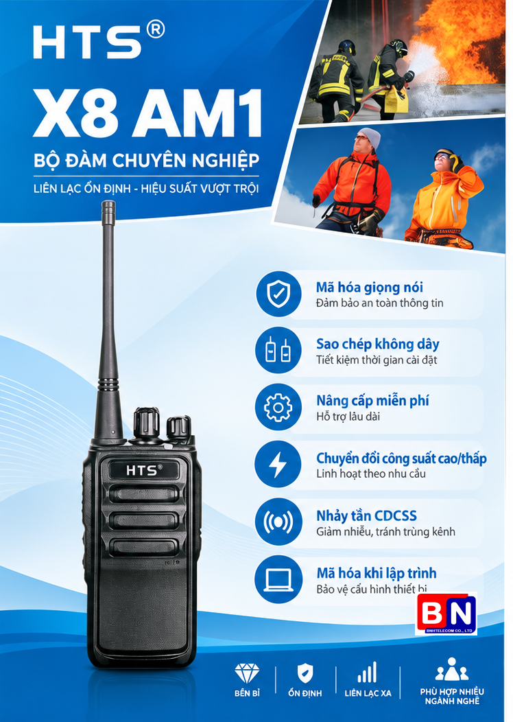 Bộ Đàm HTS X8 AM1