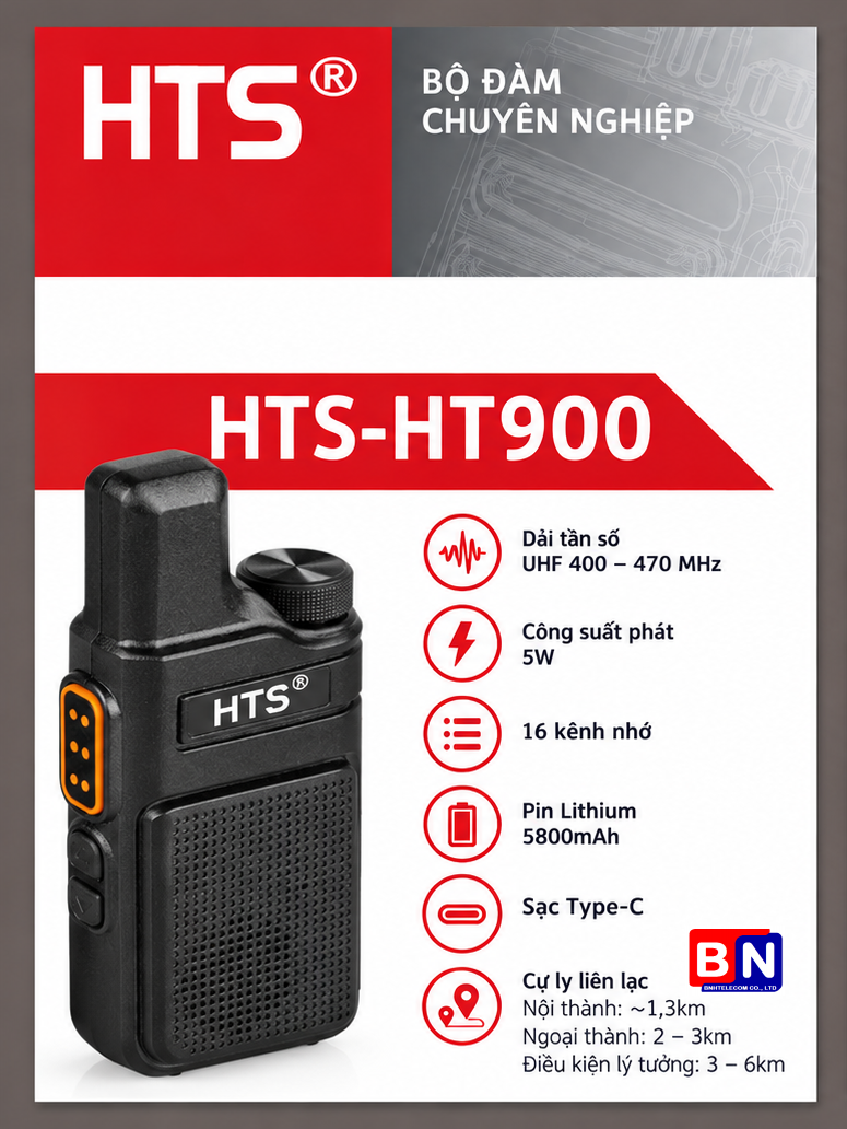 BỘ ĐÀM HTS HT-900