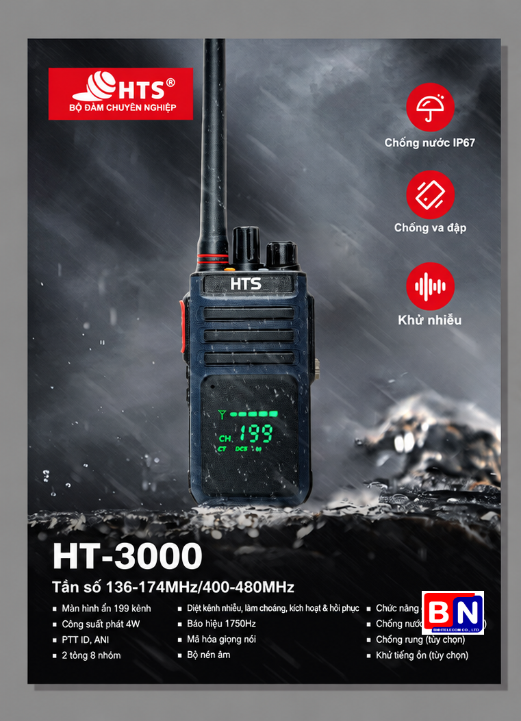 Bộ đàm HTS HT-3000 4W