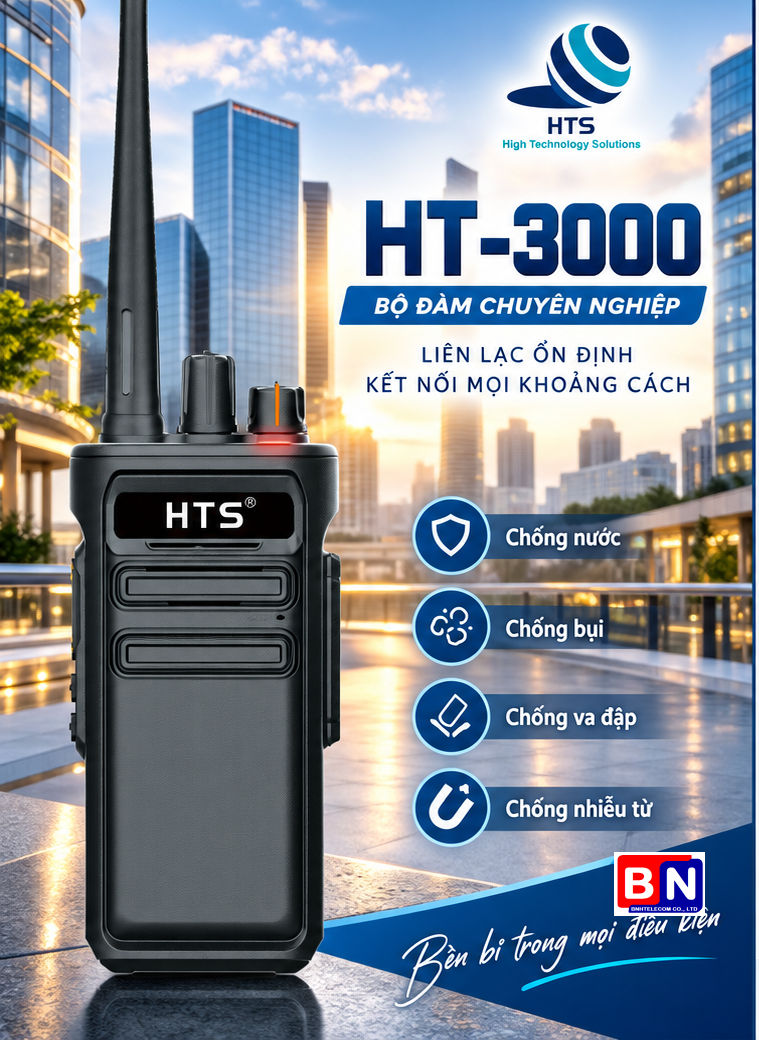 Bộ Đàm HTS HT-3000 10W IP67