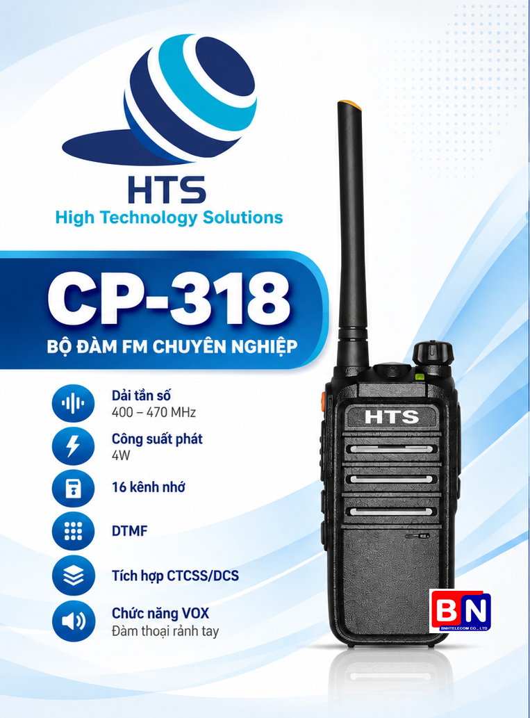 BỘ ĐÀM HTS CP-318