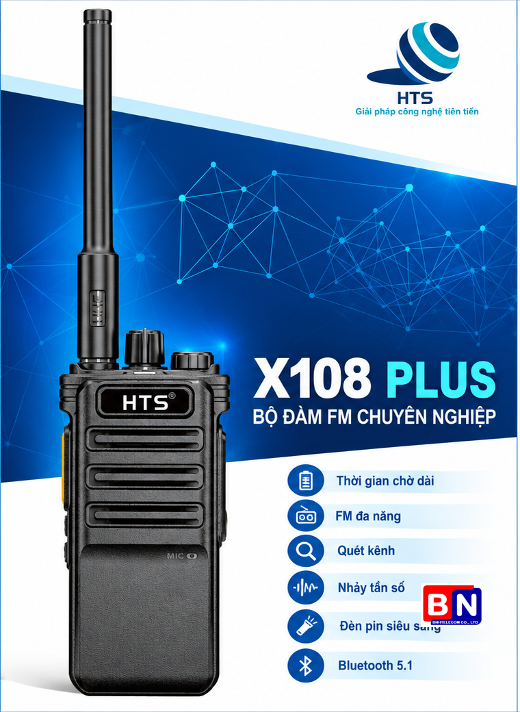 BỘ ĐÀM HTS X108 PLUS