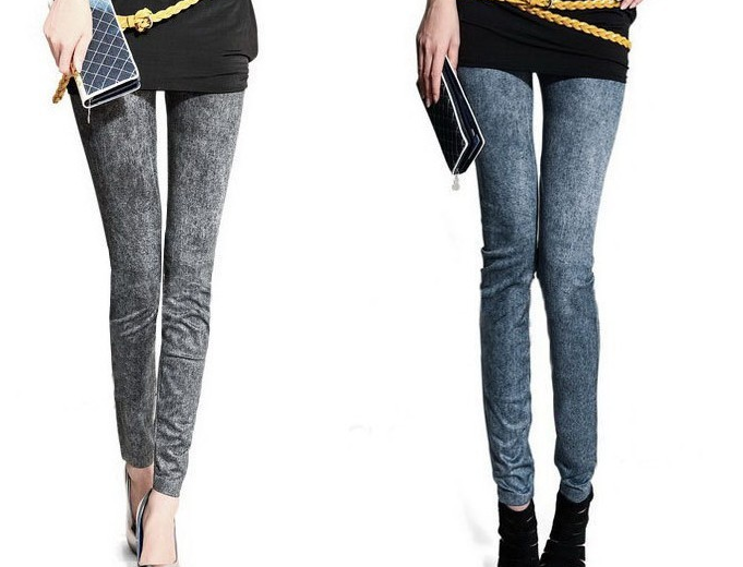 Quần Legging Giả Jean