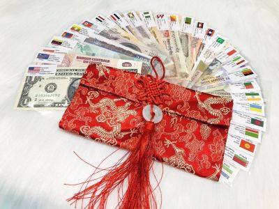 Bộ Tiền 52 Tờ 28 Quốc Gia (Có 1USD)