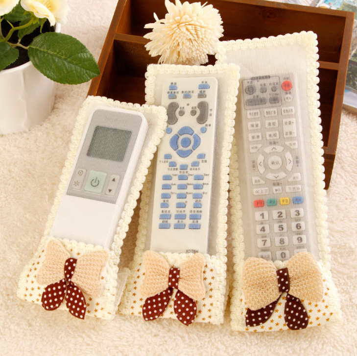 Combo 3 Túi Bọc Remote- Vải ( Màu ngẫu nhiên)(