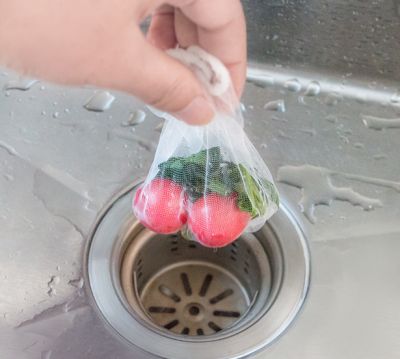 100 Túi Lưới Đựng Rác Có Thun