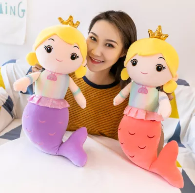 Gối Ôm Nàng Tiên Cá - 50cm (đỏ, tím )