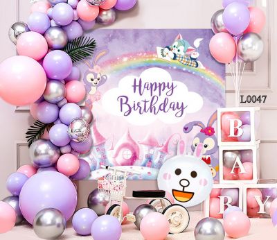 Bộ Sinh Nhật Thỏ Cony –L0047(Kèm bơm tay)