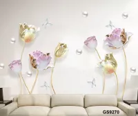 Combo 2 Decal Hoa Tulip Và Ngọc Trai (GS9720)