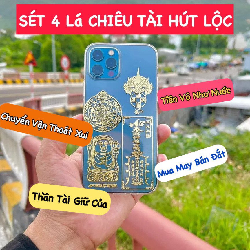 Set 4 Phù Dán Điện Thoại