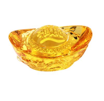 Thỏi Vàng Rồng Nổi Pha Lê 6cm