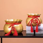 Chậu Cắm Hoa Kim Loại Chữ Phúc –Trung