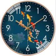 Đồng Hồ Treo Tường Cá Koi