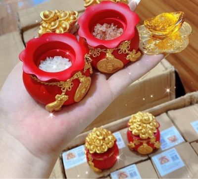 Hủ Đựng Muối Gạo Thần Tài
