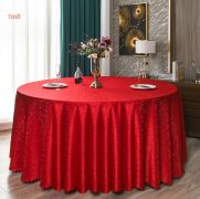 Khăn Trải Bàn Tròn 1m8 (đỏ)